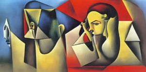 Cubism art - Weeping Woman