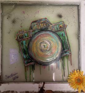 Flower window art - Sinclair - Paintings & Prints, Abstract, Other Abstract  - ArtPal
