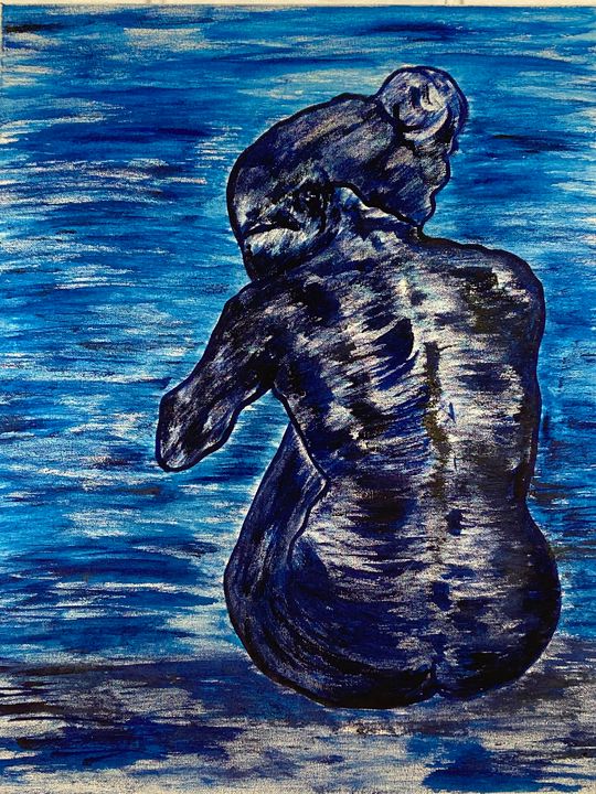 Blue Tears - Lucia Satarino - Nude Wall Art