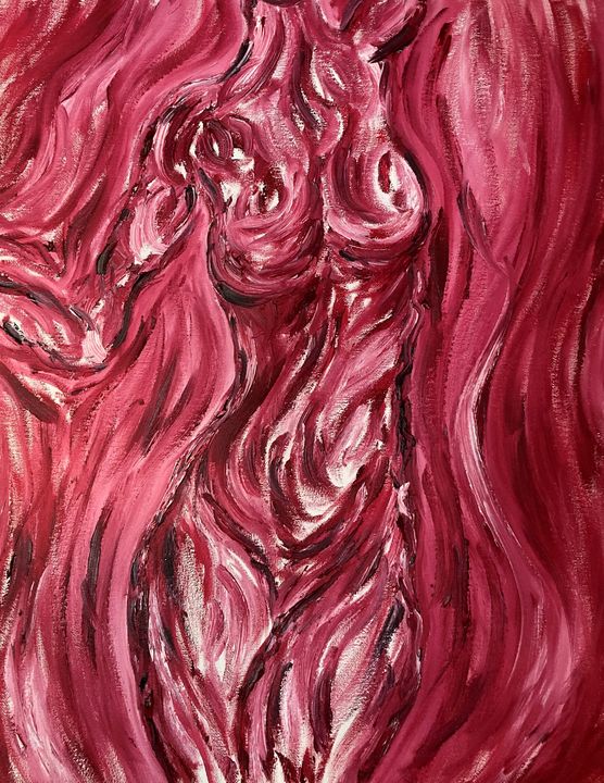Flood in Red - Lucia Satarino - Nude Wall Art