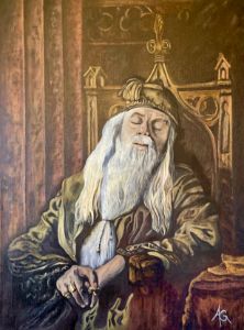 A Portrait of Dumbledore - Andrew's Unique Oils