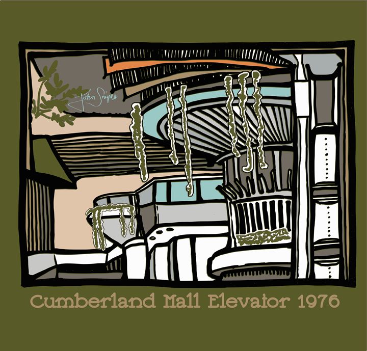 Cumberland Mall Elevator 1976 - John Snipes