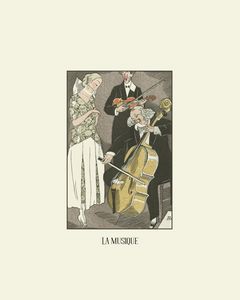 La musique - Historical Art Deco