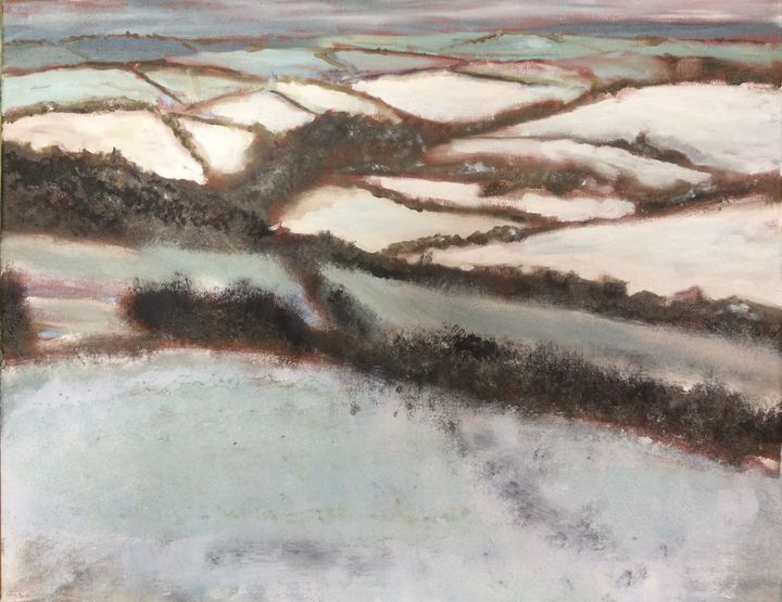 Snowy Hills - John Mulberry art