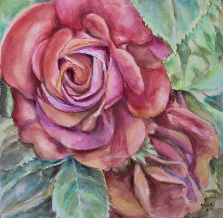 Pink Roses 2 - NanaGaleVan Fine Art