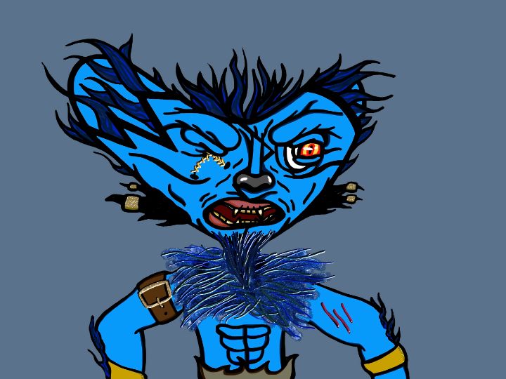 Loco Moco Wolf Fighter - Loco Moco Costume Party - Digital Art & AI ...