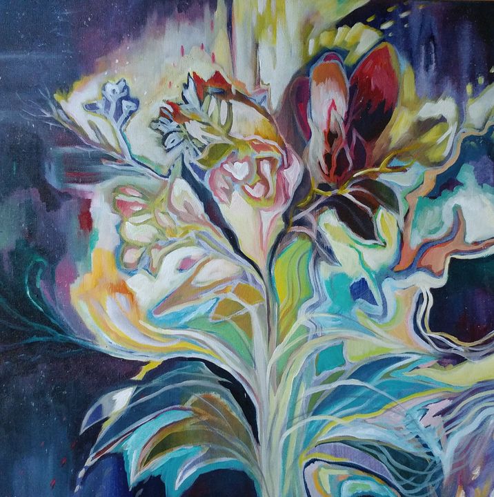 Common Spaces Larissa McLean Passionstems At The Mill Paintings