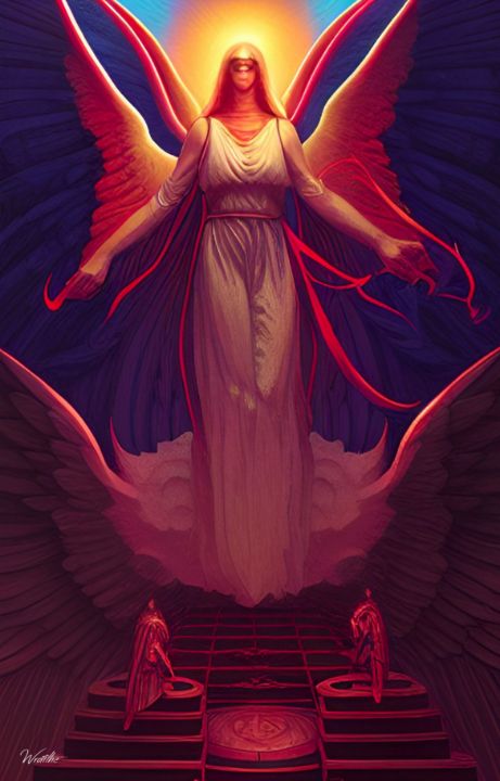 Holy Guardian Angel - William Wraithe Art - Paintings & Prints ...