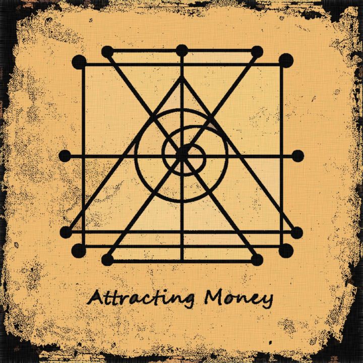 Money Attraction Sigillum - Reality - William Wraithe Art