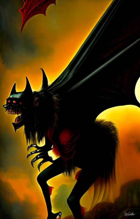 Vampire God - Lord Mobloch - William Wraithe Art