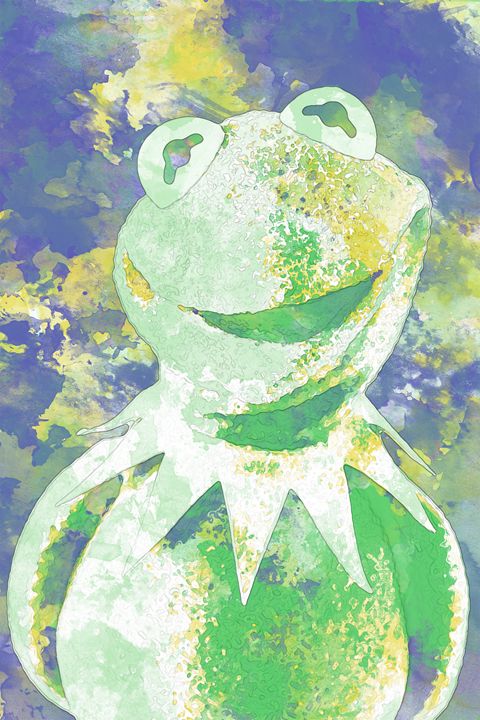 kermit the frog watercolor