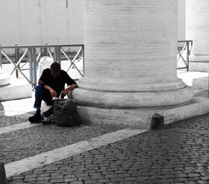 Reading in the Piazza