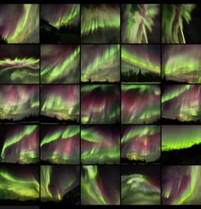 Aurora Borealis Collage - Ballentine