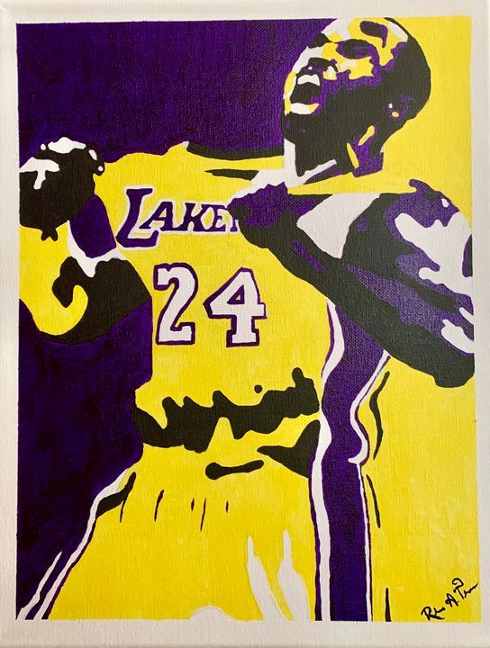 Kobe Bryant- Black Mamba Logo - Mid-Century Art – Community Online