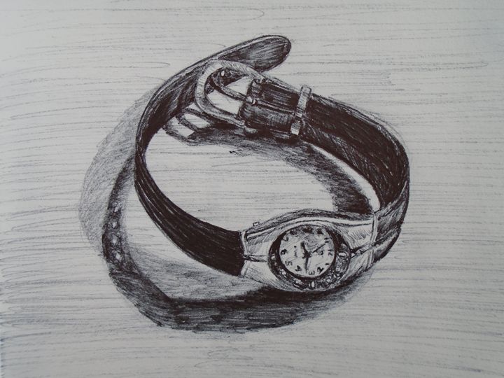 hand watch sketch