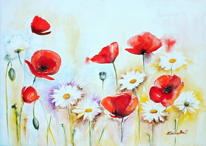 On a meadow - Art-style