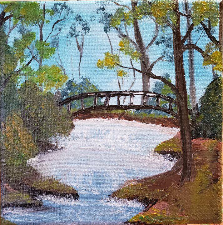 Secluded Bridge - Art by Hannah Snow