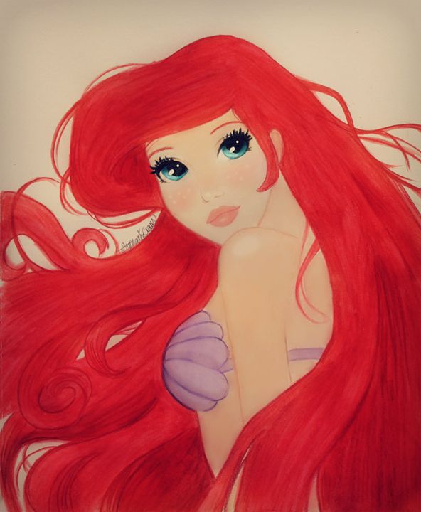 Mermaid - Stephanie Crews - Drawings & Illustration, Childrens Art ...