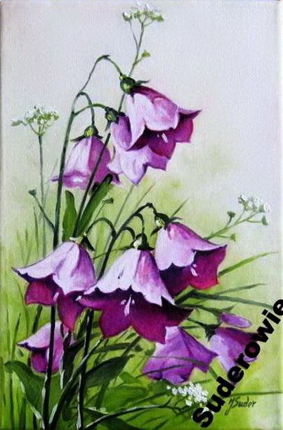 Bluebell - A-Z flower collection - bytriska - Drawings & Illustration,  Flowers, Plants, & Trees, Flowers, Flowers A-H, Bluebells - ArtPal