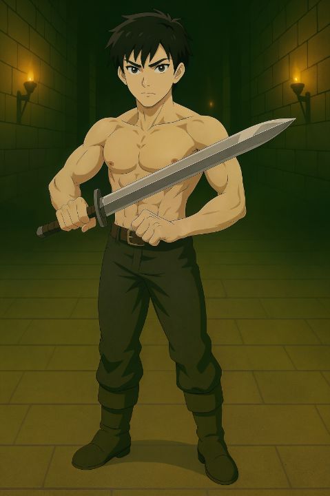 Man in a Dungeon Anime 7 - ALBEDO MUSIC - Digital Art & AI, Fantasy ...