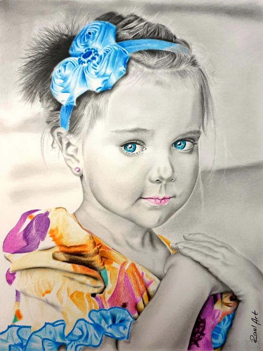 12 yrs old girl drawing - baby art - Drawings & Illustration, Childrens  Art, Disney - ArtPal