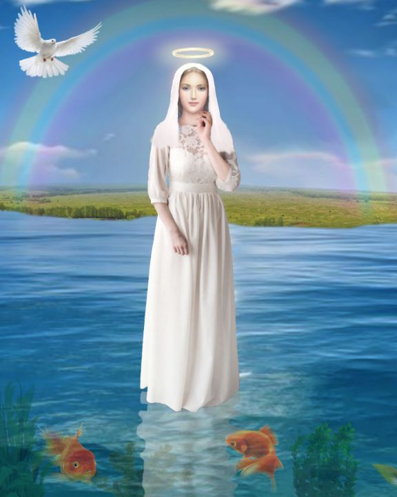 Blessed Virgin Mary - Art For Any Occasion - Digital Art, Religion,  Philosophy, & Astrology, Christianity, Virgin Mary - ArtPal