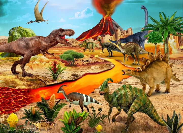 triceratops, tyrannosaurus rex - Souvenir