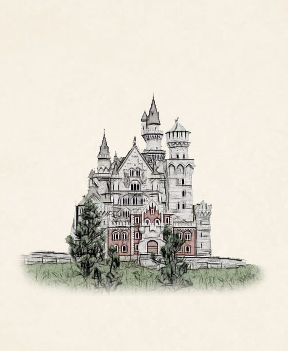 78 Cool Castle Drawing Ideas  Beautiful Dawn Designs