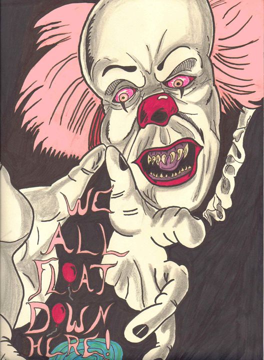 Pennywise The Clown Drawings for Sale - Fine Art America