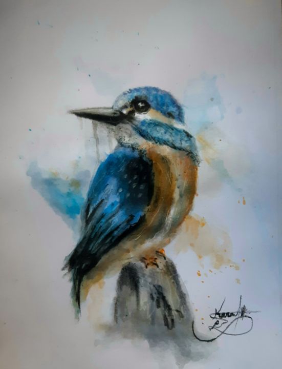 Kingfisher bird 💙 - Karam gallery