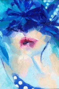 Blue head - ArtAbra