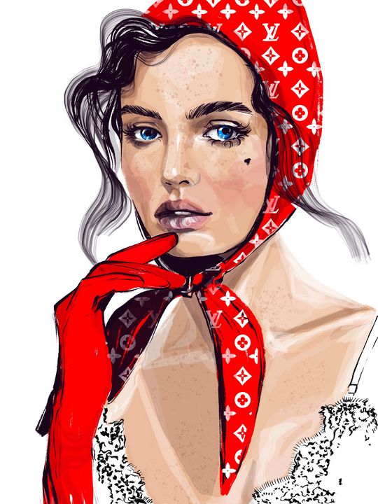 LV girl 2 - ArtAbra