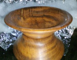 Tiger wood bowl.