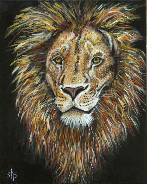 Fierce Lion - SirG - Paintings & Prints, Animals, Birds, & Fish, Wild Cats,  African Lion - ArtPal