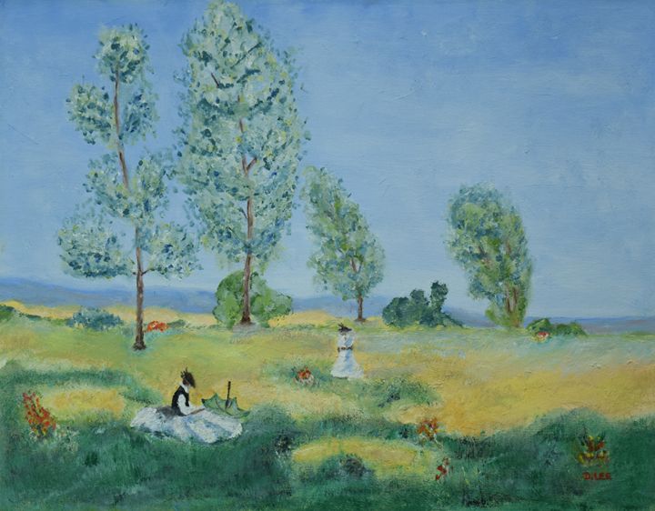 Day In The Country - Donald R Lee - Paintings & Prints, Landscapes 