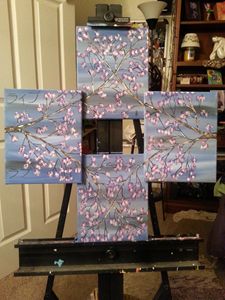 3  D Japanese Cherry Blossom