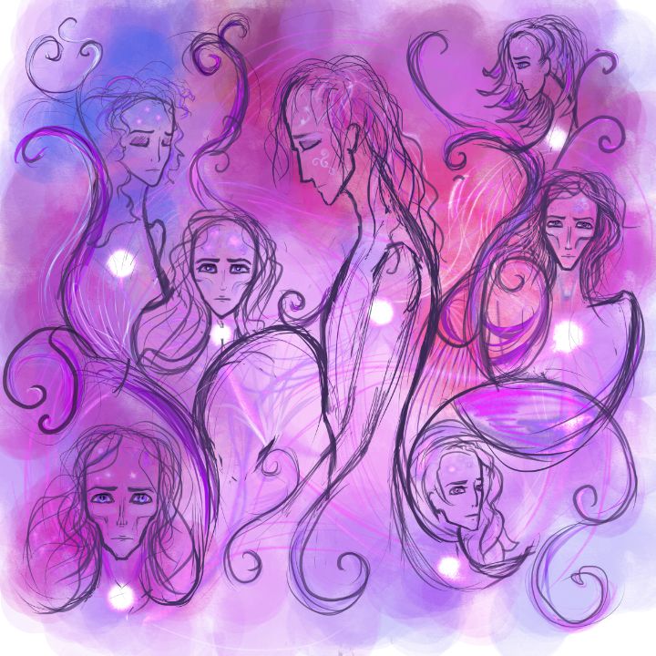 Billions of people - Anastasiia Asp - Paintings & Prints, People ...