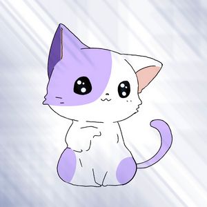 Purple Kitten