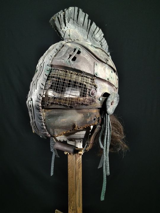 Postapocalyptic Gladiator's helmet - Gadthebrand