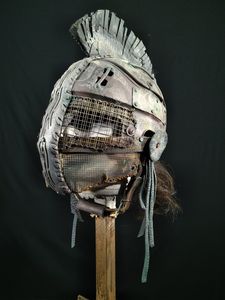 Postapocalyptic Gladiator's helmet