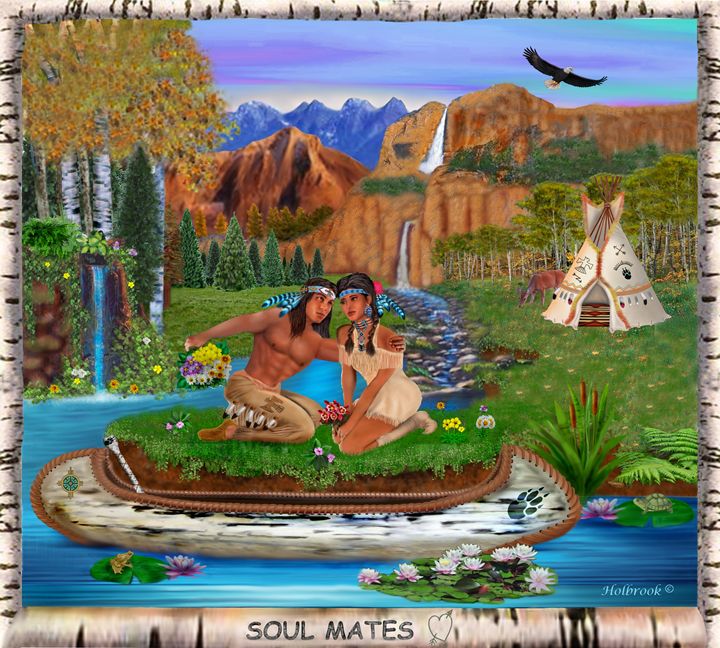 SOUL MATES - HOLBROOK ART PRODUCTIONS - Digital Art & AI, Ethnic