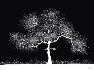 Arbre blanc,   White tree