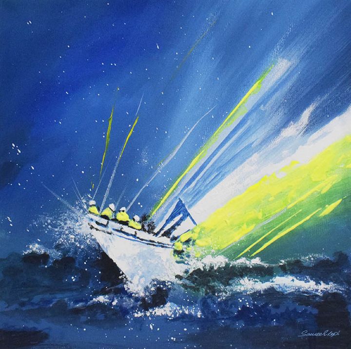 sailboat - Artist Sameer's Paintings
