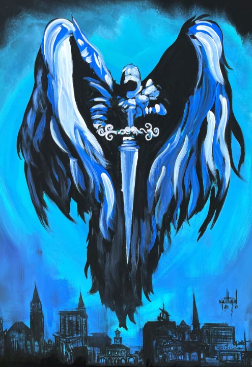 Watchman - St. Michael the Archangel - Paint 3:16 by Matt Hagan