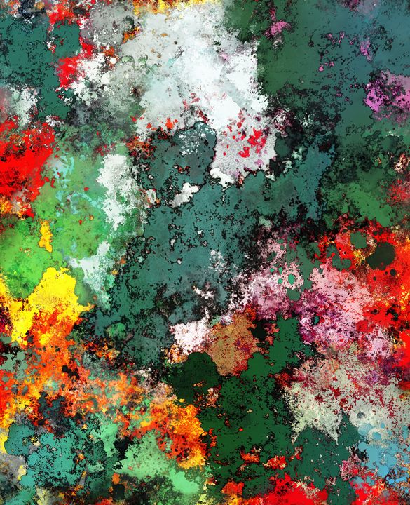 Breaking through rocks - Keith Mills - Digital Art, Abstract, Landscape ...