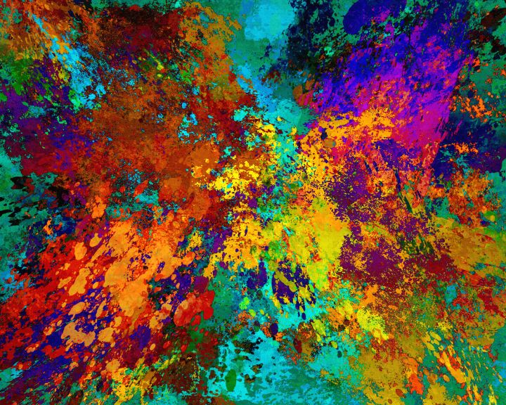 Hot glass and splash - Keith Mills - Digital Art & AI, Abstract, Color ...