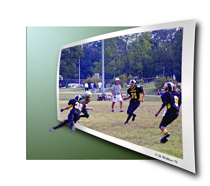 Running Out Of Bounds Brian Wallace Photography, Sports & Hobbies