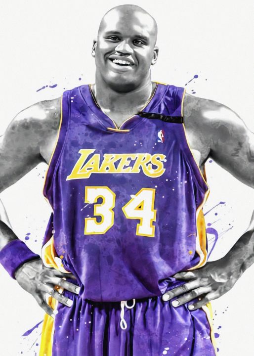 Shaquille O'Neal Los Angeles - KunStudio - Digital Art & AI, Abstract ...
