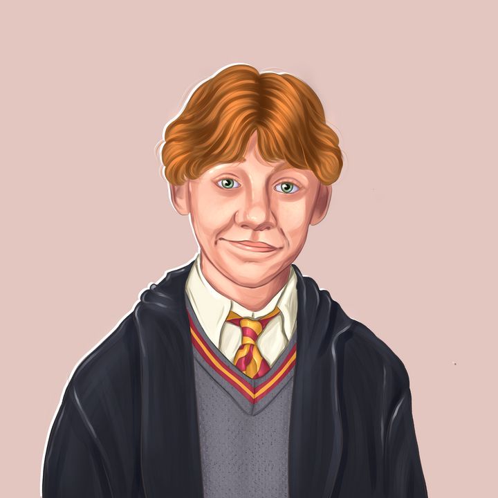 Canvas print Harry Potter and Ron Weasley