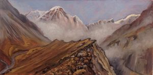 Ode to Annapurna - moraine ridge